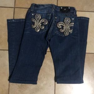 Girls Miss Me Boot Cut Jeans